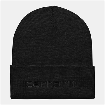 Carhartt WIP Hat Script Beanie Black / Black